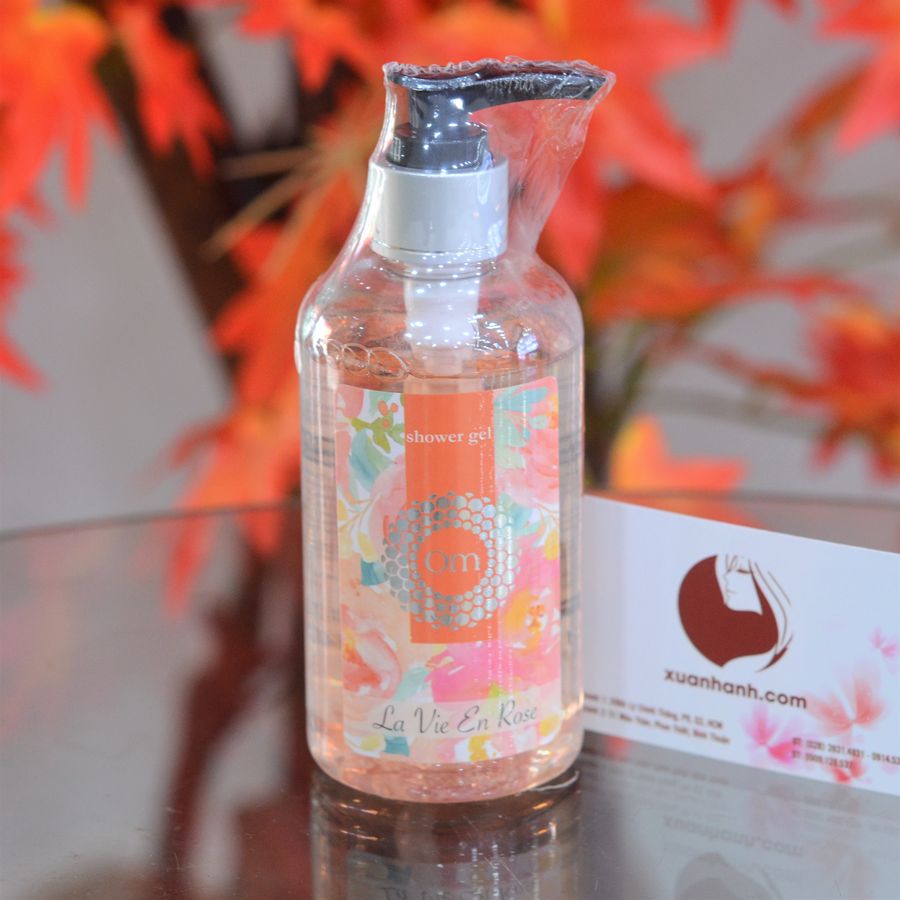 Sữa tắm Om Fountain La Vie En Rose hương thơm ngọt dịu từ hương hoa 250ml