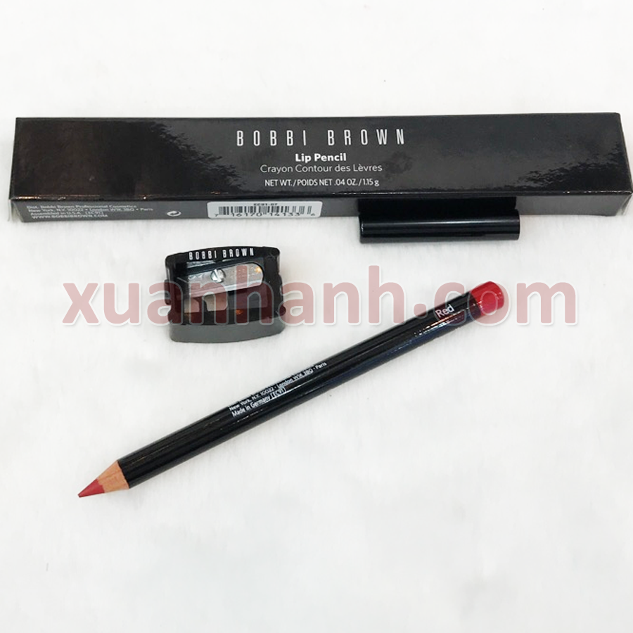 Chì viền môi Bobbi Brown giúp đôi đầy, rõ nét, giữ màu son lâu, đỏ rượu