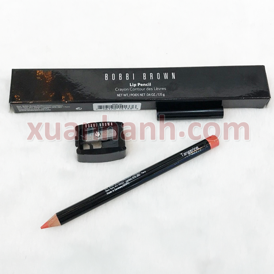 Chì viền môi Bobbi Brown giúp đôi đầy, rõ nét, giữ màu son lâu, cam nhạt