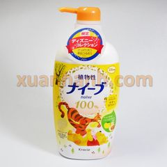 Sữa tắm cho bé Kracie Disney Nhật Bản sạch thơm, dịu nhẹ Yuzu Citron 580ml