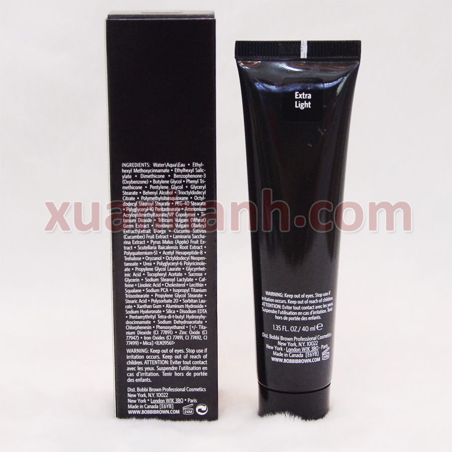 BB Cream Bobbi Brown SPF35 PA+++ kem 5in1 thoáng da, kìm dầu, # Extra Light