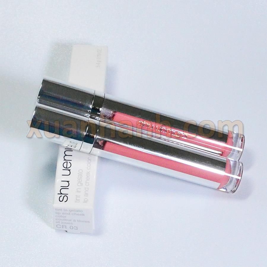 Son Shu Uemura Tint in Gelato CR03 môi và má 2in1 chất kem lì, nude hồng