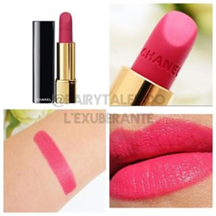 Son Chanel Rouge Allure Velvet son lì, lâu trôi, lên màu tốt #37 hồng