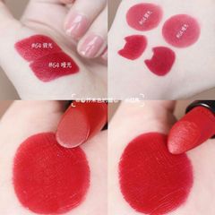 Son Hermes Rouge Matte Lipstick đỏ ánh cam tươi trẻ, tuyệt đẹp #64 Rouge Casaque