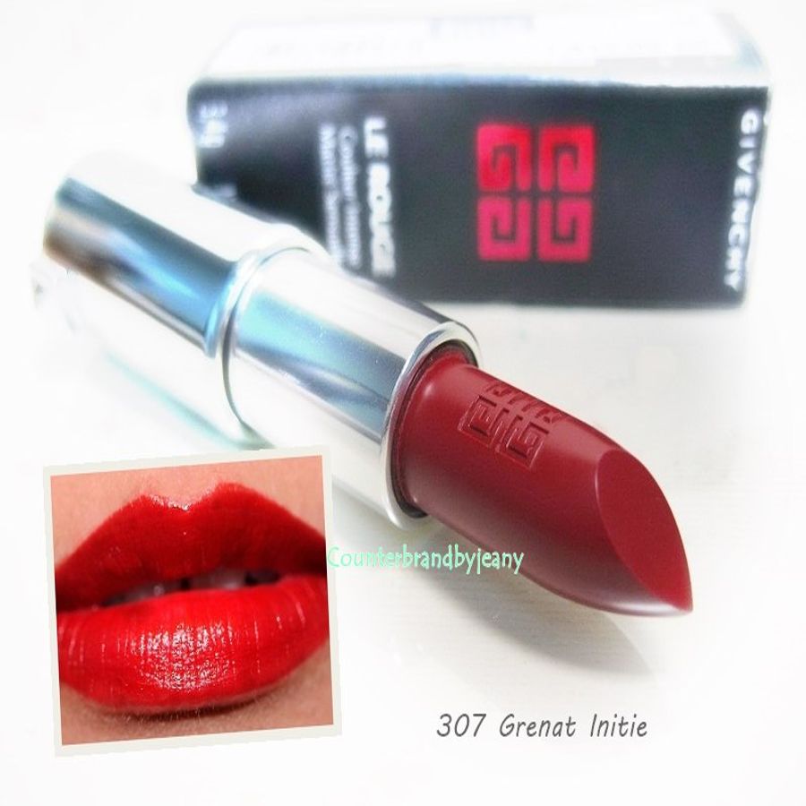 Son Givenchy 307 Grenat Initie đỏ rượu, rất mode, gợi cảm, tester