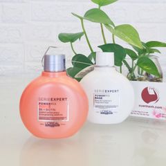 Cặp siêu serum dưỡng tóc L'oreal Power Mix chuyên phục hồi tóc hư tổn, khô xơ ngay tức thì, 150ml*2