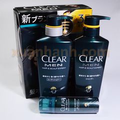 Set Clear Men Hair & Scalp chăm sóc tóc cho quý ông đến từ Nhật Bản