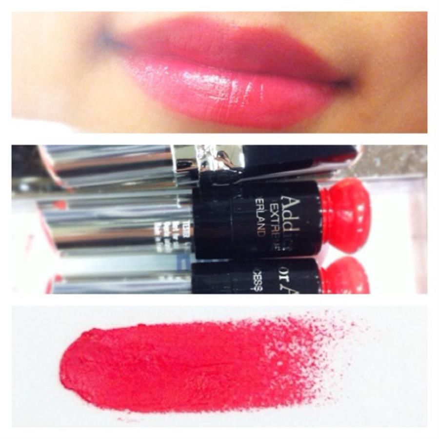 Son Dior Addict Lipstick Extreme 575 Wonderland tông hồng đậm, dễ dùng.