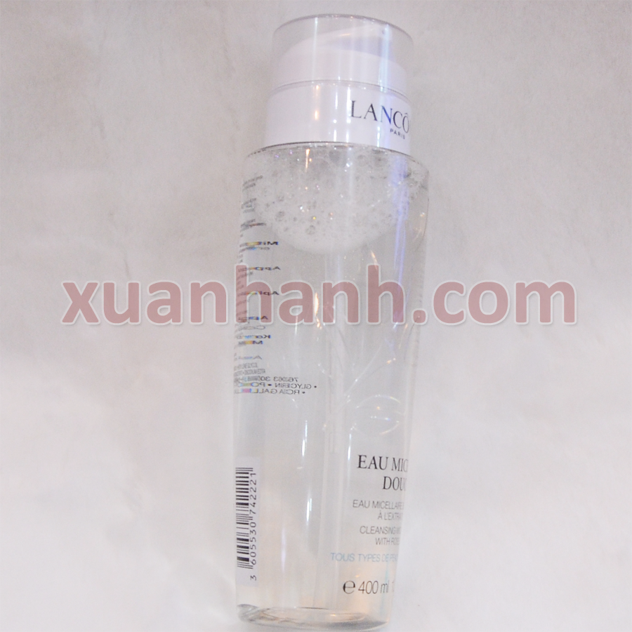 Nước tẩy trang Lancome Douceur dịu nhẹ dùng cho mặt, mắt, môi tới 400ml