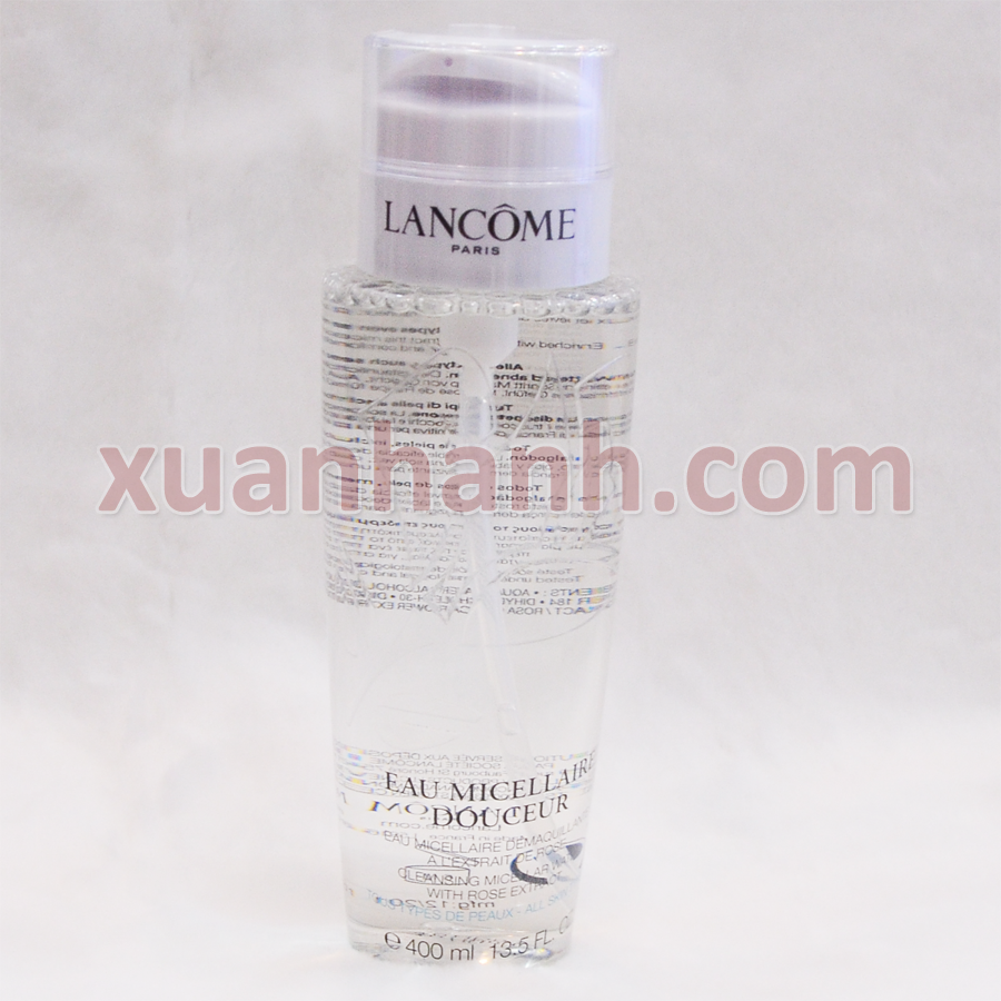 Nước tẩy trang Lancome Douceur dịu nhẹ dùng cho mặt, mắt, môi tới 400ml
