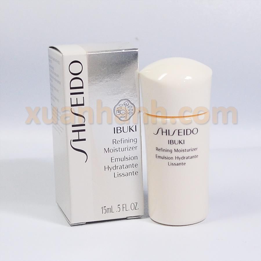 Sữa dưỡng Shiseido Ibuki Protective Moist Emulsion lỏng nhẹ, thoáng mặt