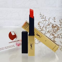 Son Yves Saint Laurent The Slim #10 Coral Antinomique, đỏ cam cuốn hút
