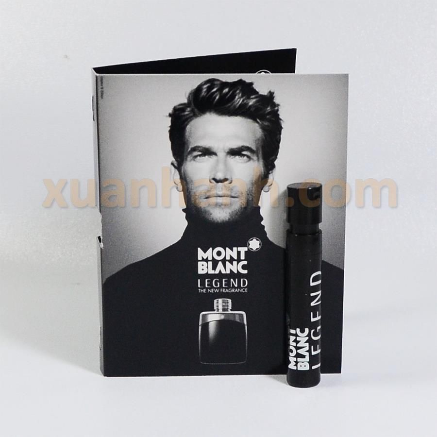 Nước hoa Mont Blanc Legend sang trọng, cá tính, mạnh mẽ EDT, vial 1.2ml