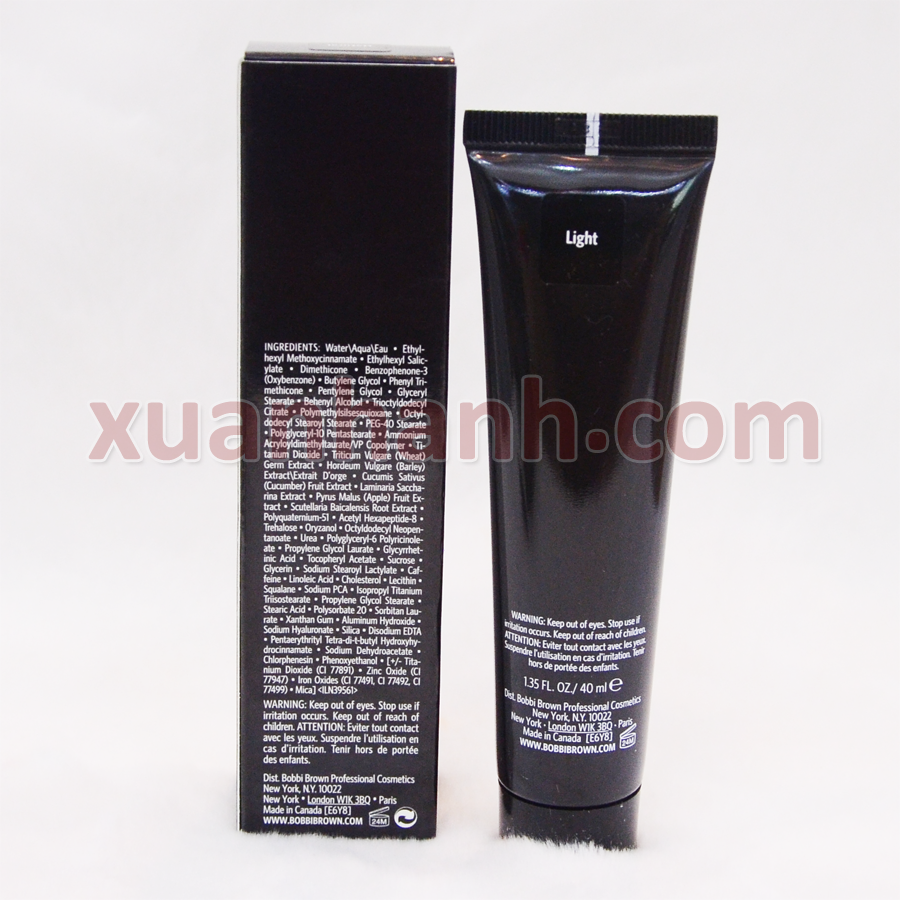 BB Cream Bobbi Brown SPF35 PA+++ kem 5in1 thoáng da, kìm dầu, # Light