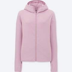 Áo chống nắng Uniqlo Airism thun lạnh thoáng mát, co giãn tốt, #10 Pink size M 