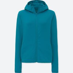 Áo chống nắng Uniqlo Airism UV Cut thun lạnh 2018, size L, 55 Green