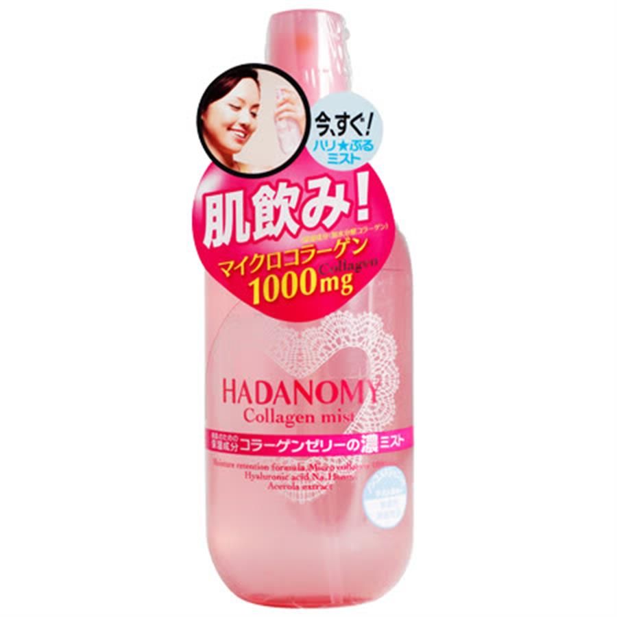 Xịt khoáng Hadanomy Collagen Mist cung cấp ẩm, bổ sung collagen 