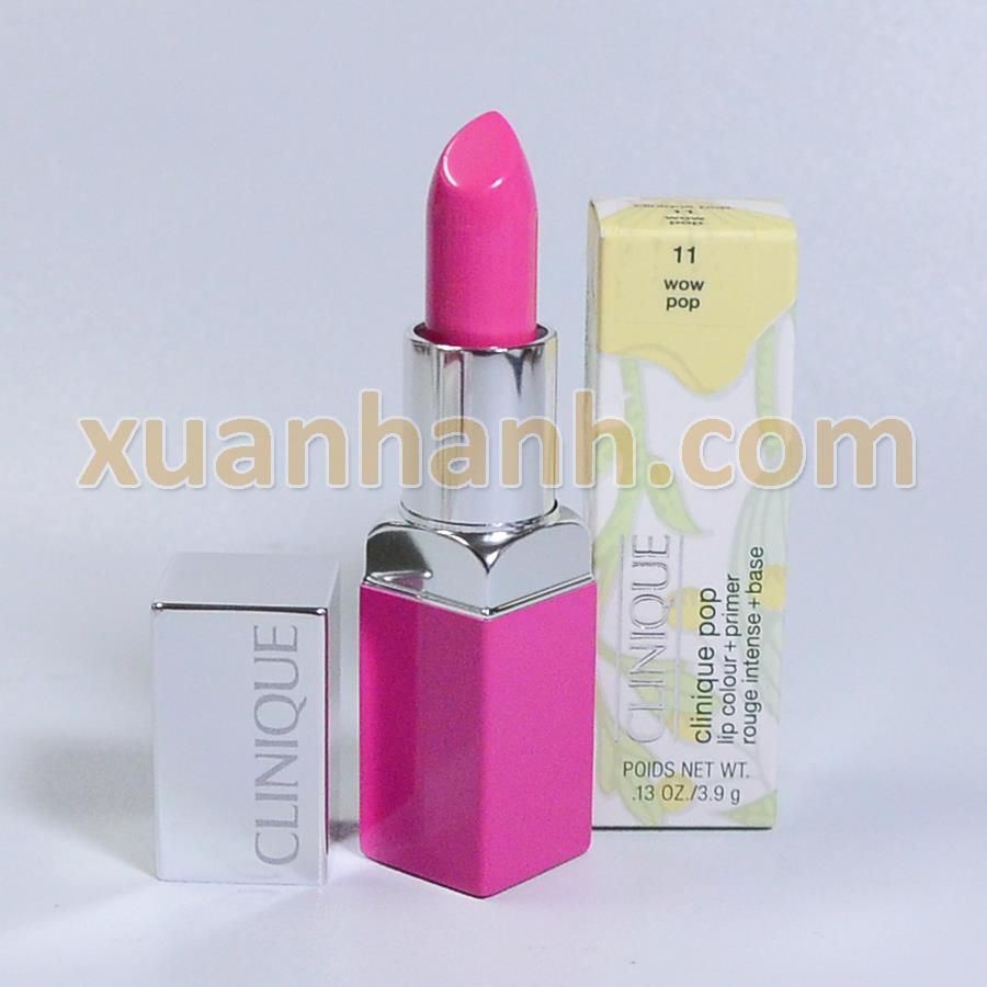 Son Clinique Pop tất cả trong một lót, dưỡng, lên màu tốt 11 Wow Pop