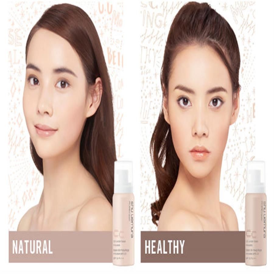 CC bọt Shu Uemura UV Under Base Mousse SPF35, Deep Beige hơi nâu