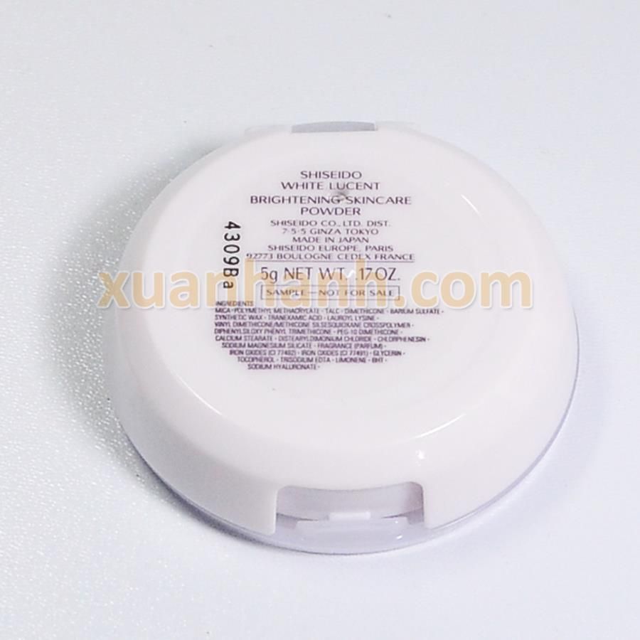 Phấn dưỡng Shiseido White Lucent Brighteing Skincare Powder sáng trắng 5g