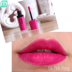 Son Bourjois Rouge Edition Velvet chất kem, bám môi, lì #06 Pink Pong