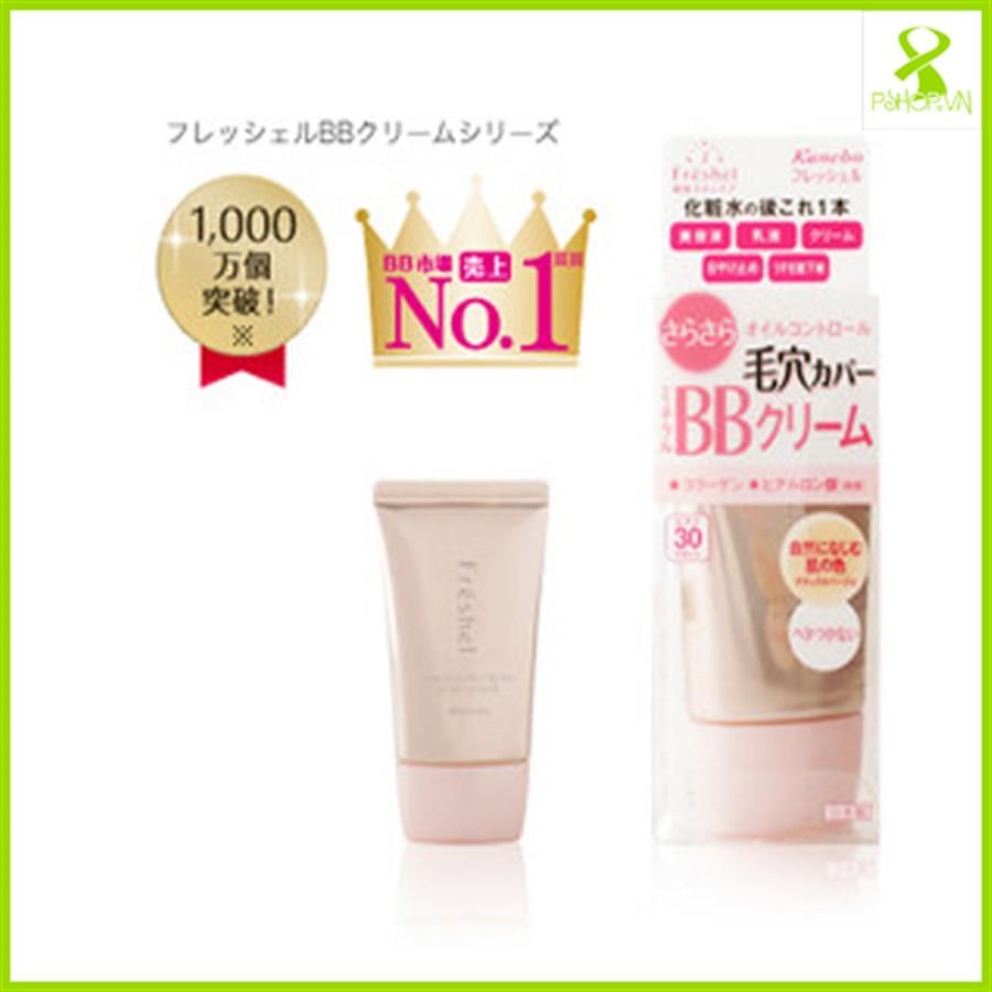 BB Cream Kanebo Freshel Mineral Pore Cover khoáng chất, che lỗ chân lông