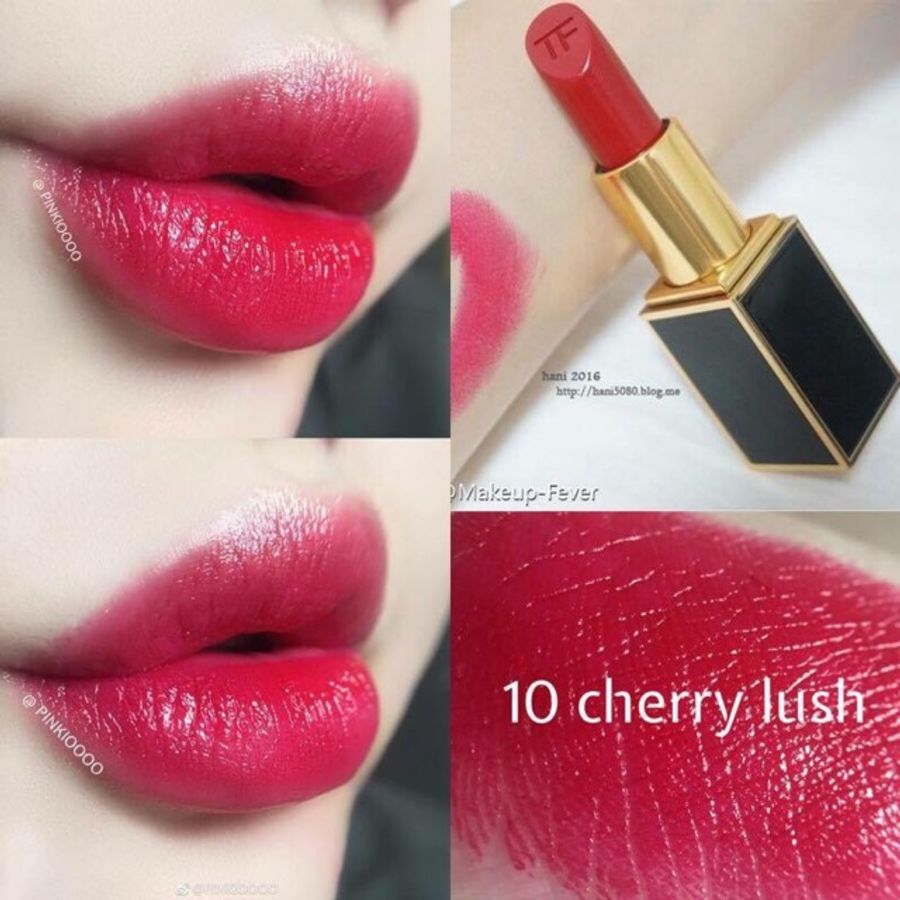 Son Tom Ford Lip Color Matte dòng son lì thượng hạng đỏ chery #10 Cherry Lush