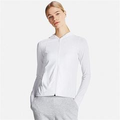 Áo chống nắng Uniqlo Airism UV Cut thun lạnh, 00 White size S