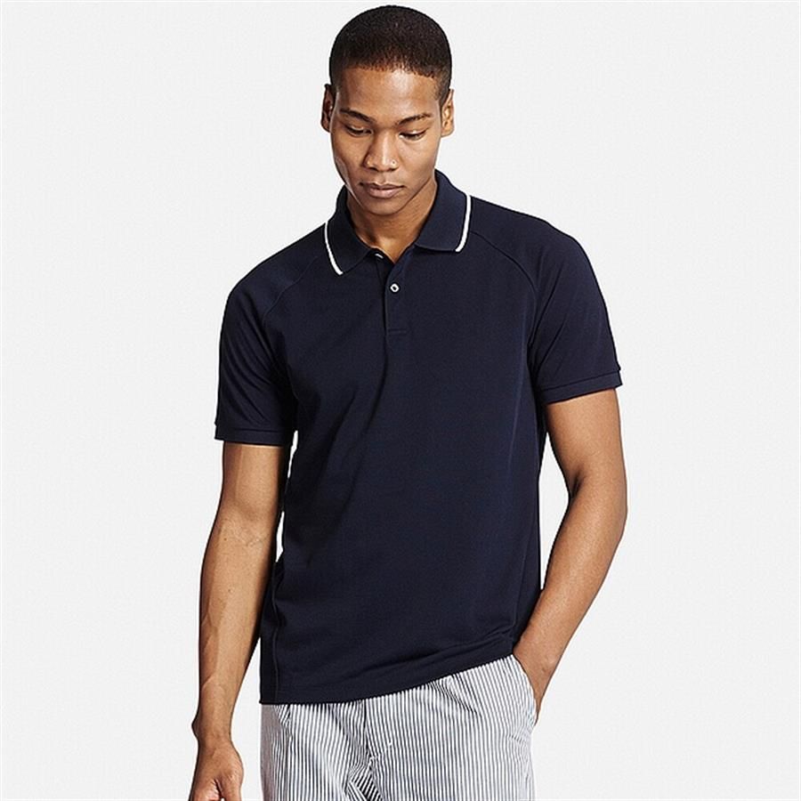 Áo thun nam Uniqlo Polo Shirt Nhật Bản lịch sự, nam tính, 69 Navy, size XL