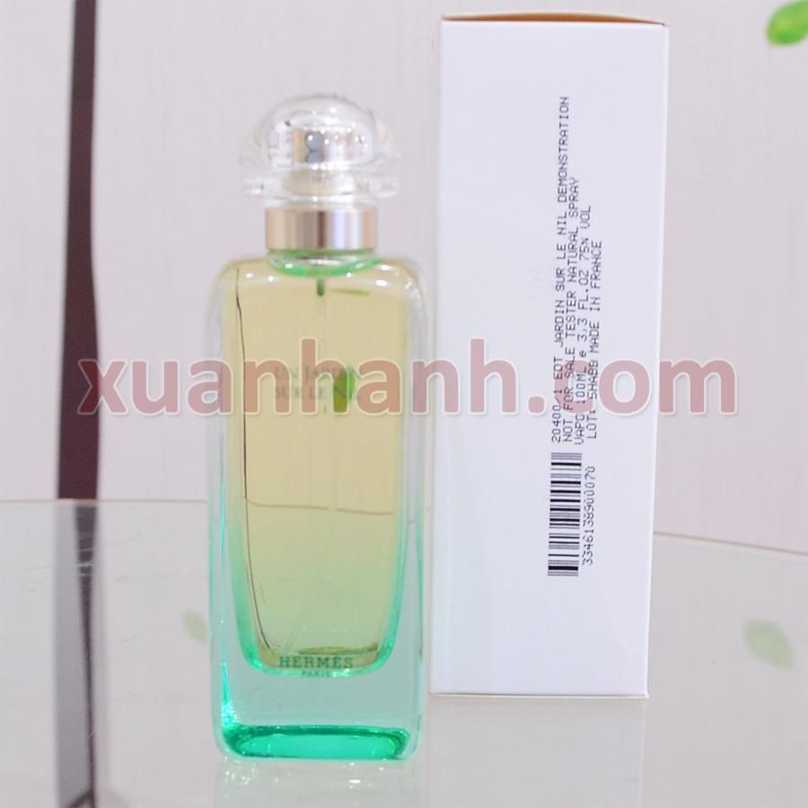 Nước hoa nữ Hermes Un Jardin Sur Le Nil, sen thuần tinh khiết, EDT, tester 100ml