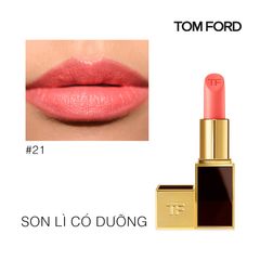 Son Tom Ford Lip Color dòng son thượng hạng, cam đào #21 Naked Coral