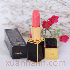 Son Tom Ford Lip Color dòng son thượng hạng, cam đào #21 Naked Coral