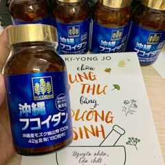 Tảo Fucoidan Nhật Bản hỗ trợ điều trị, phòng chống K, tăng sức đề kháng - 180 viên (New)