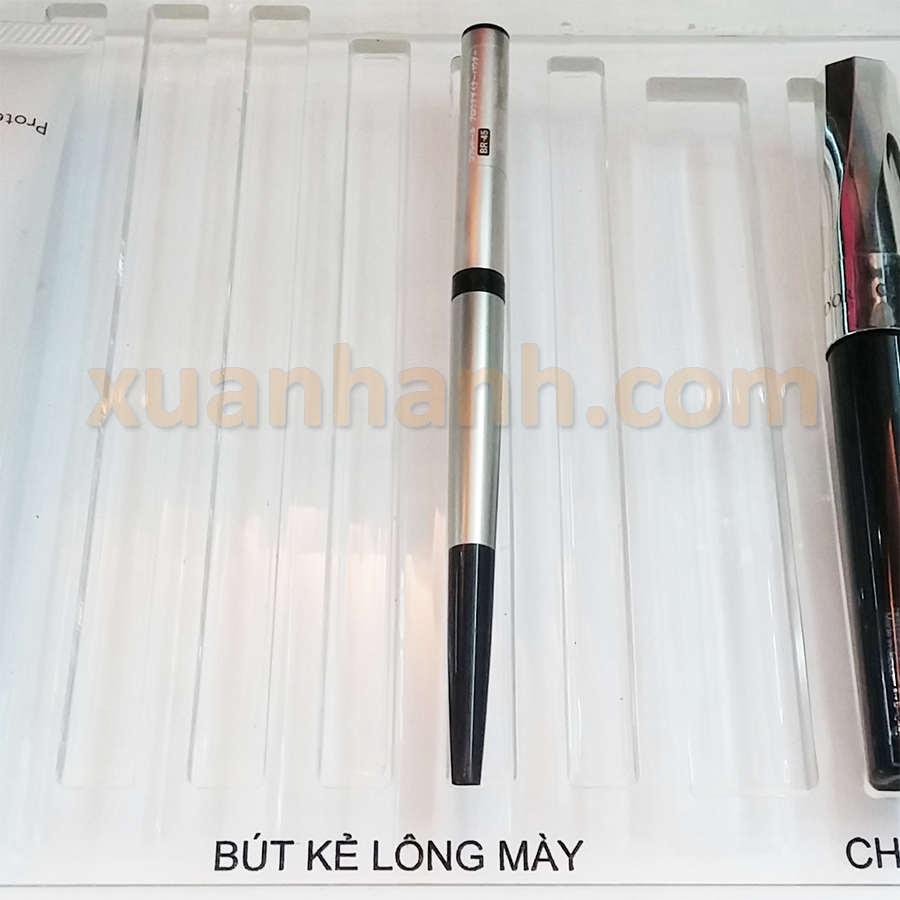 Chì kẻ mày Kanebo Coffret D'or Brow 2 đầu vẽ và bột, lâu trôi, nâu đen BR45
