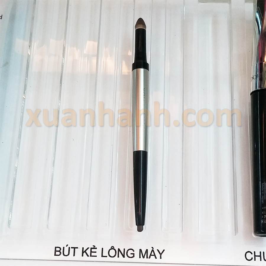 Chì kẻ mày Kanebo Coffret D'or Brow 2 đầu vẽ và bột, lâu trôi, nâu đen BR45