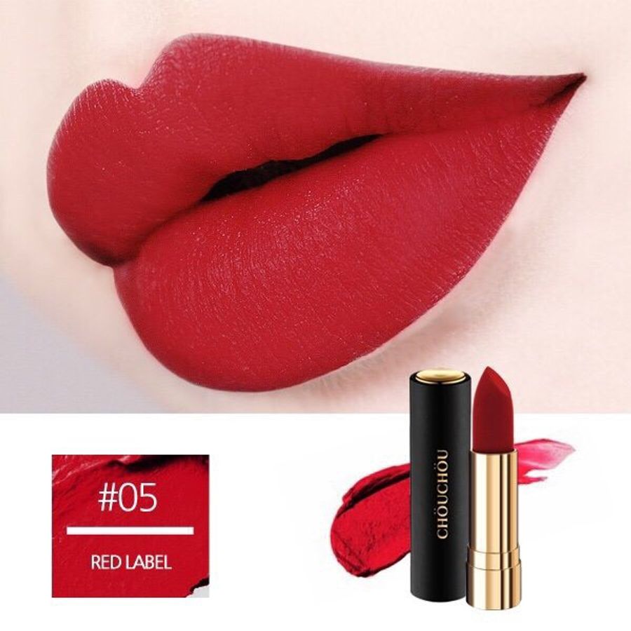 Son Chou Chou Hàn Quốc son Highend mức giá bình dân, #5 Red Label