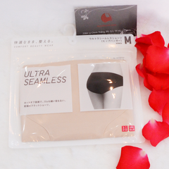 Quần chip Uniqlo Ultra Seamless đúc không viền, không đường may, size M, Beige