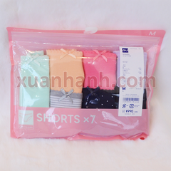 Set quần chip nữ Gu thun cotton mềm mại, co giãn tốt, thoáng mát, size M