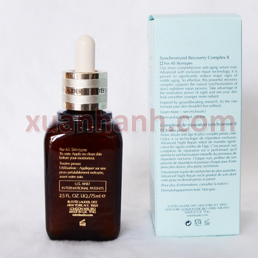 Serum Estee Lauder Advanced Night Repair Synchronized II phục hồi đêm, 75ml