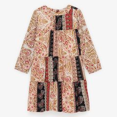 Váy ZARA Midi họa tiết thổ cẩm trẻ trung, năng động, nữ tính