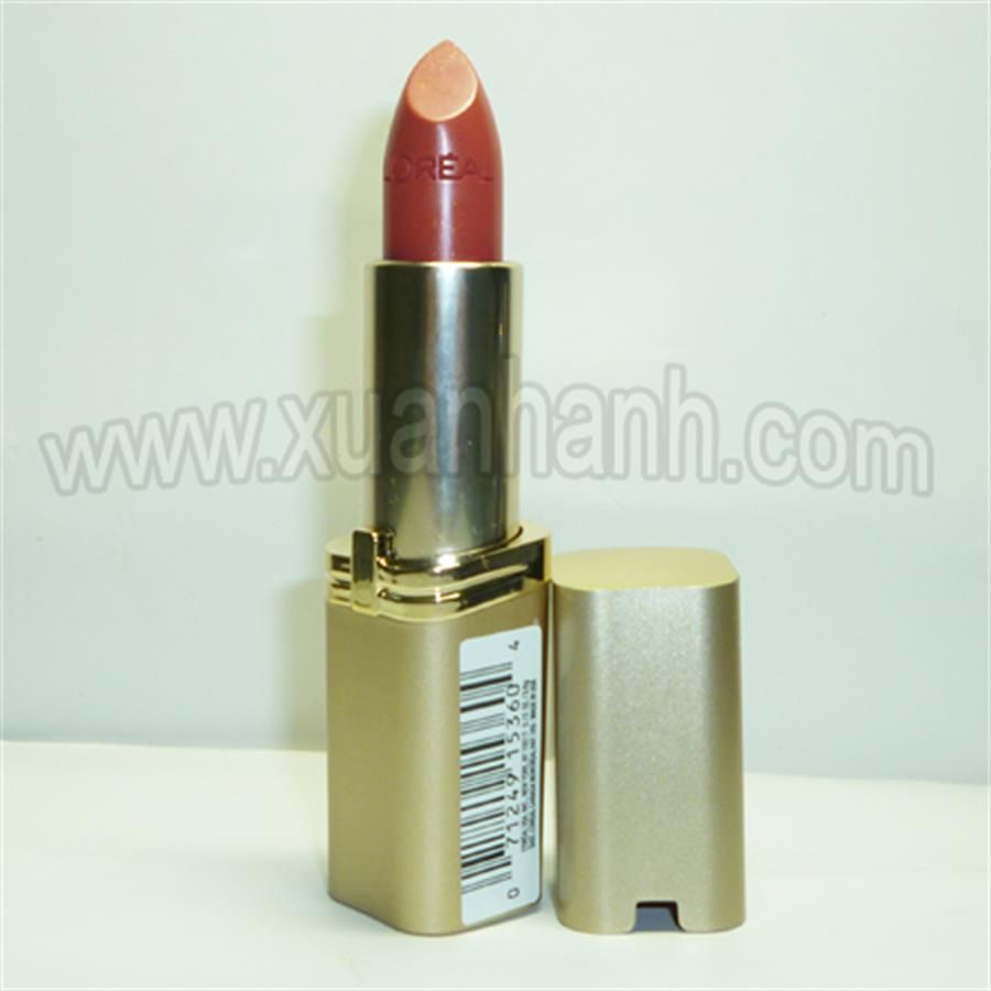 Son L'oreal hồng môi pha cam màu Golden Nectar
