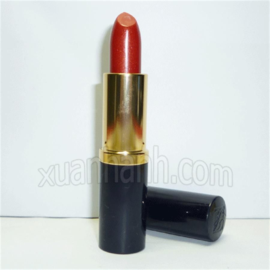 Son lâu trôi Estee Lauder màu đỏ dâu nhũ nhẹ sang.