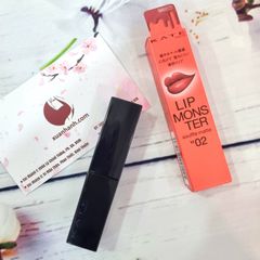 Son kem lì Kate Lip Monster Souffle Matte lì mịn, lâu trôi, #M02 - Cam san hô (New)