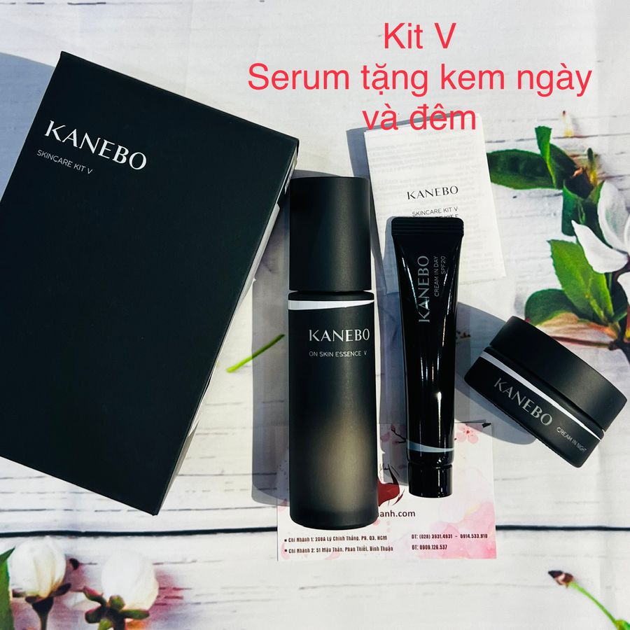 Set Kanebo GKC On Skin Essence V 3in1 phục hồi, tươi trẻ và căng mọng da - 50ml (Limited)